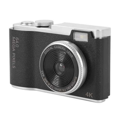 Amazon | gernie デジタルカメラ、16倍ズーム、64MP、ヴィンテージ